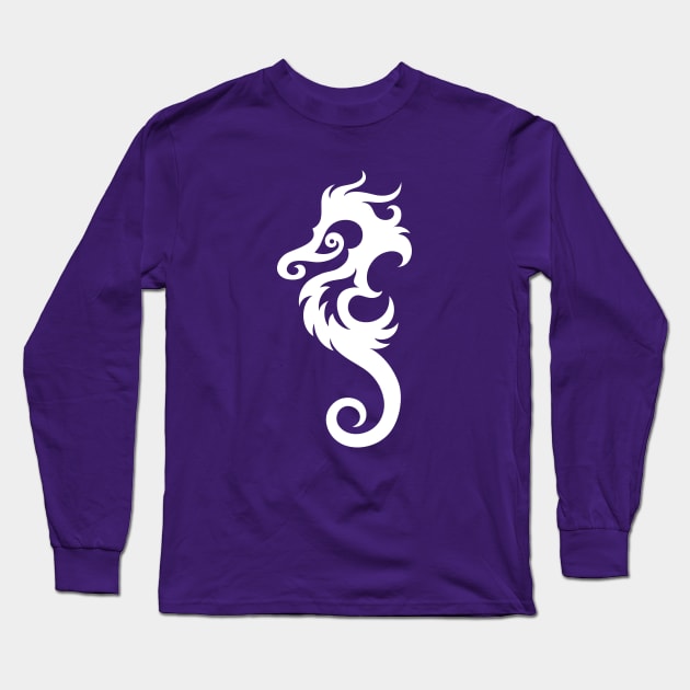 Seahorse Long Sleeve T-Shirt by martinussumbaji